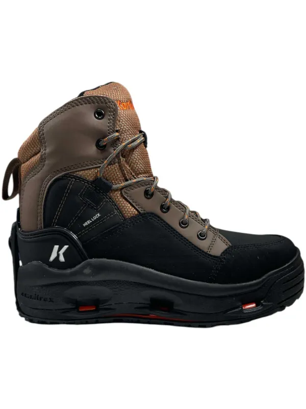 Korkers Men's Buckskin Boot - Studded and Kling-On Soles sold by Out&Back Outdoor