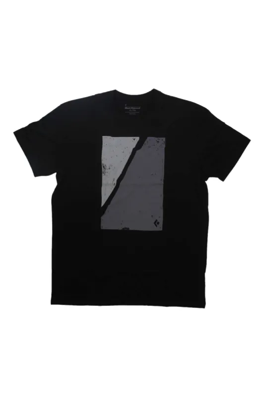 Black Diamond Mens Block Print Mountain Tee made by Black Diamond