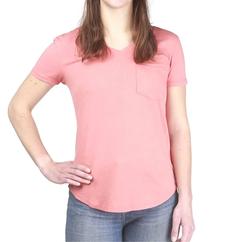 Moosejaw Women's Floral Critter Flowy V-Neck SS Tee sold by Out&Back Outdoor