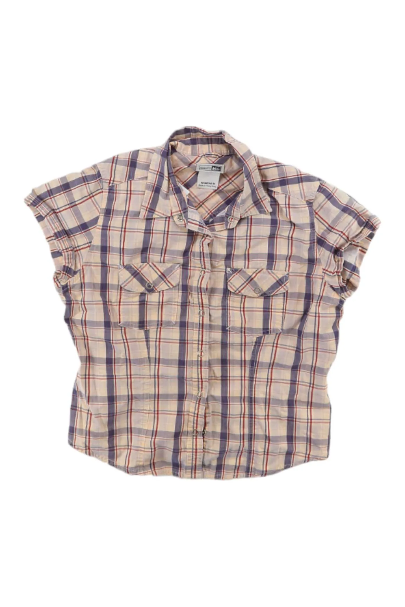 REI Co-op Womens Western Plaid Button Up Short Sleeve Shirt sold by Out&Back Outdoor