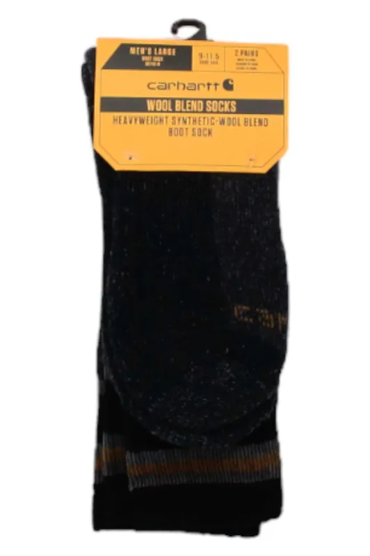 Carhartt Men's Heavyweight Synthetic-Wool Blend Boot Sock - 2 Pack sold by Out&Back Outdoor