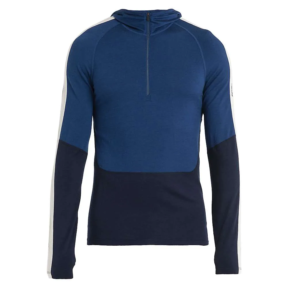 Icebreaker Mens Merino 200 Sonebula LS Half Zip Hood sold by Out&Back Outdoor product image thumbnail 2
