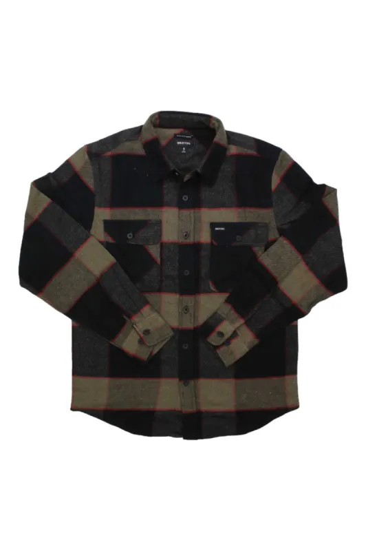 Brixton Men's Bowery LS Flannel sold by Out&Back Outdoor