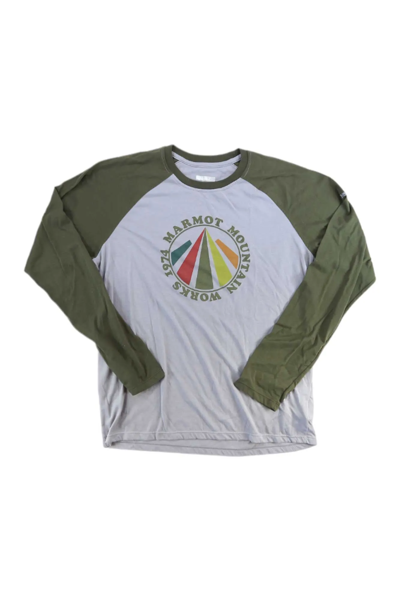 Marmot Mens Long Sleeve Graphic Baseball Tee sold by Out&Back Outdoor