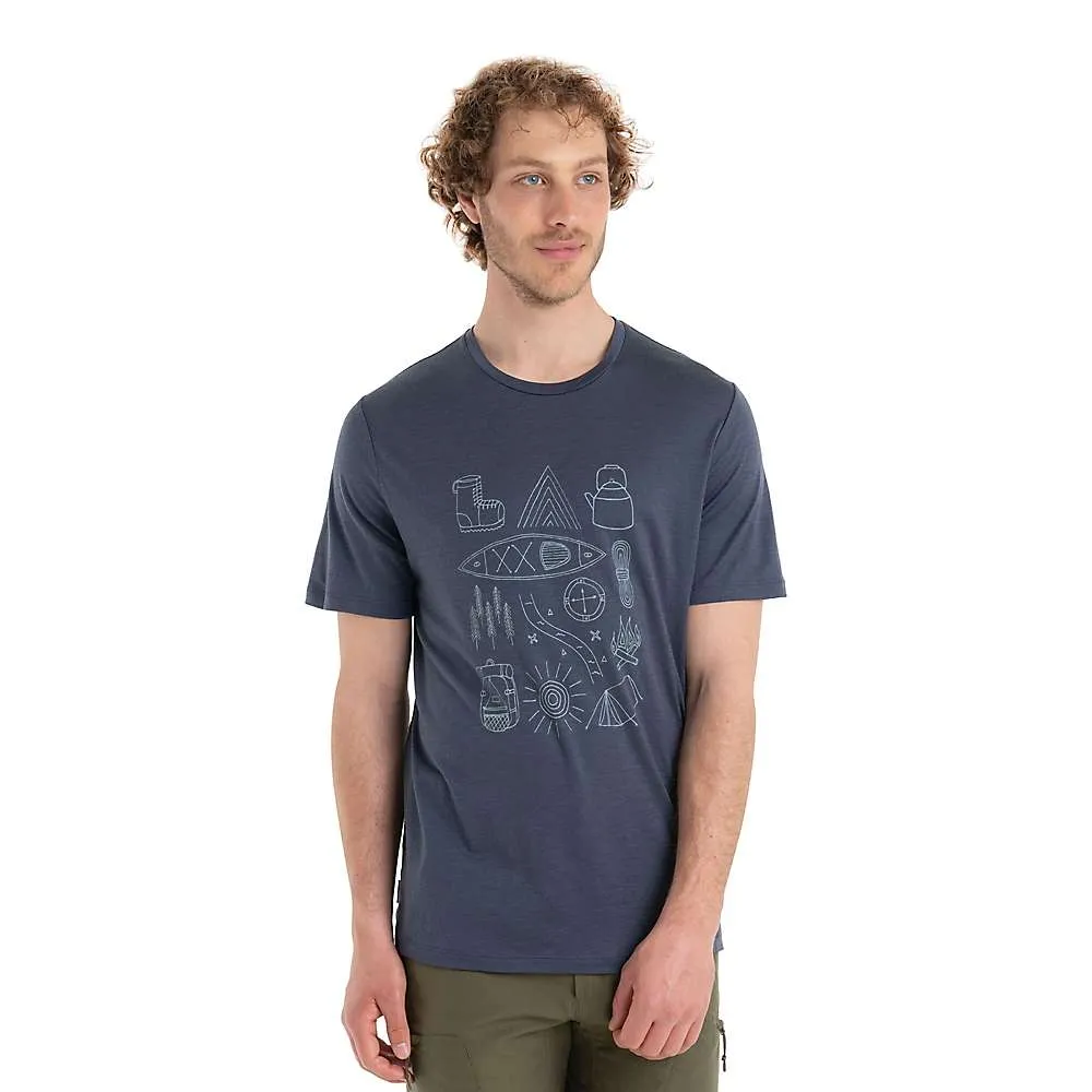 Icebreaker Mens Merino 150 Tech Lite II Camp Essentials SS Tee sold by Out&Back Outdoor