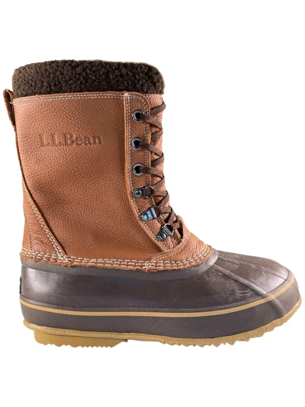L.L.Bean Mens Snow Tumbled Leather Lace Boot sold by Out&Back Outdoor