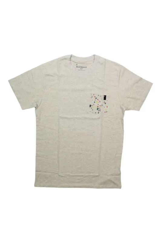 Black Diamond Men's Pocket Square Tee made by Black Diamond
