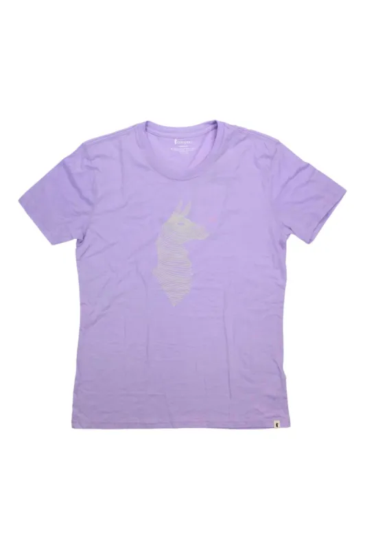 Cotopaxi Womens Topo Llama T-Shirt sold by Out&Back Outdoor