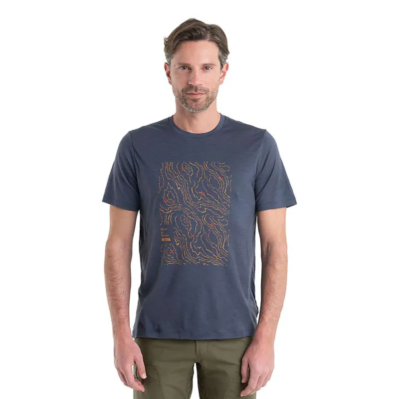Icebreaker Men's Merino 150 Tech Lite II Alpine Crossing SS Tee sold by Out&Back Outdoor