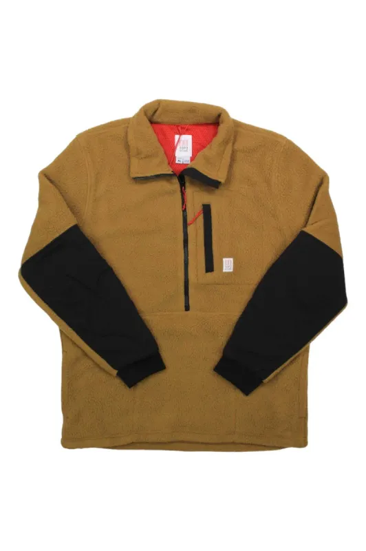 Topo Designs Men's Mountain Fleece Pullover sold by Out&Back Outdoor