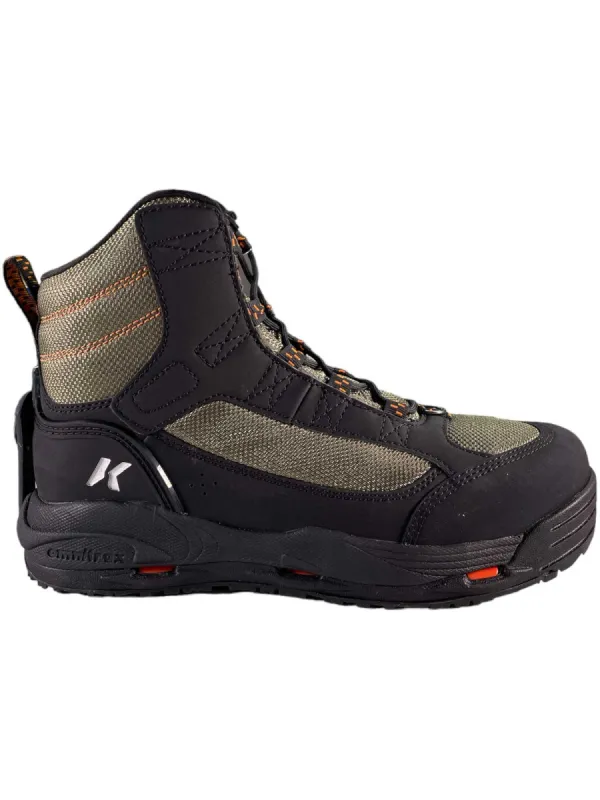 Korkers Men's Greenback Boot - Studded and Kling-On Soles sold by Out&Back Outdoor