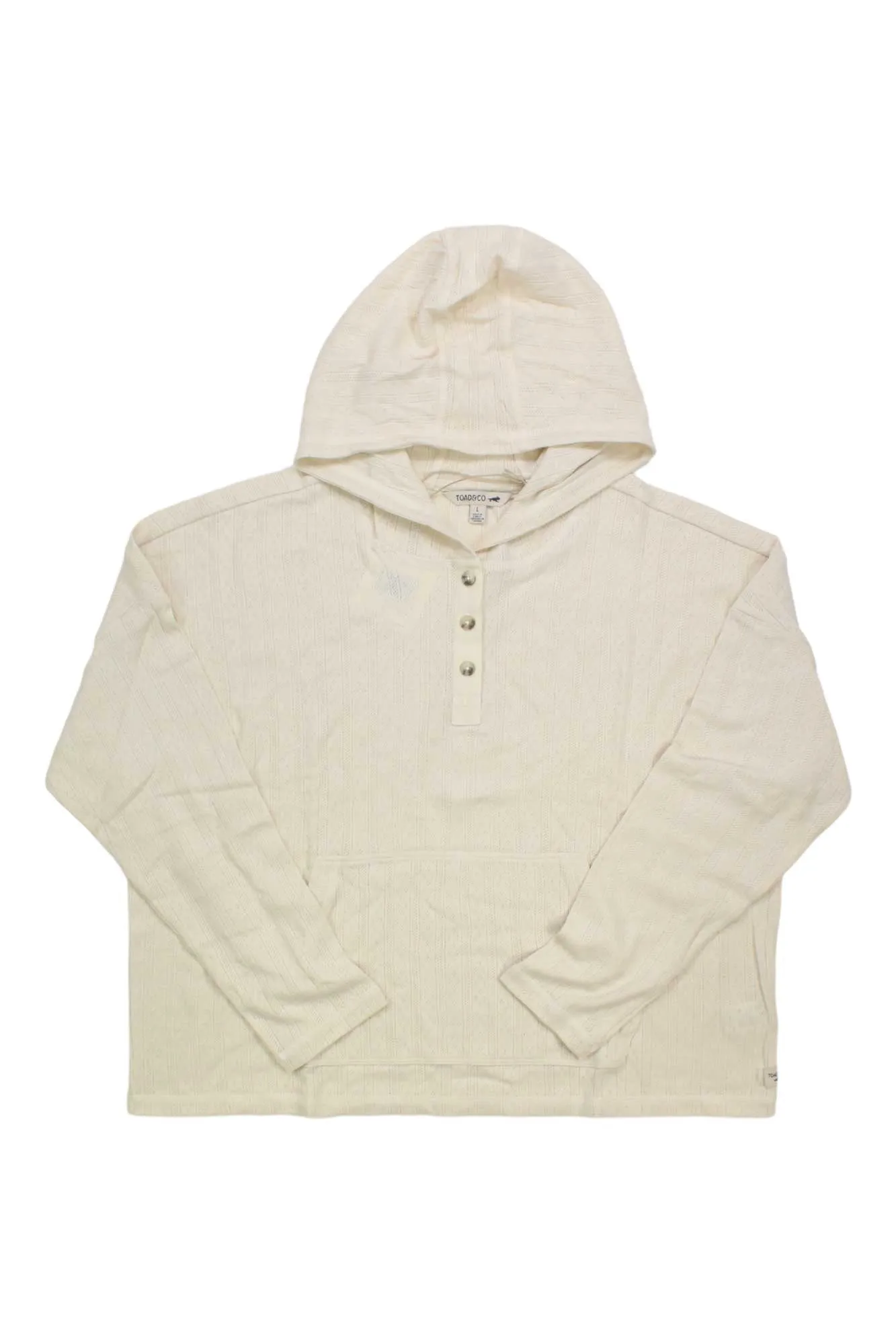 Toad & Co Womens Foothill Pointelle LS Hoodie sold by Out&Back Outdoor