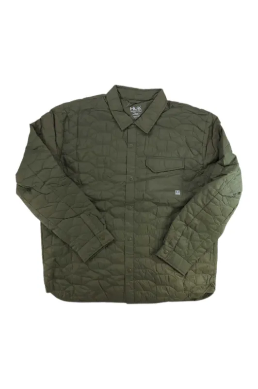 Huk Men's Tarpon Quilt Shacket sold by Out&Back Outdoor