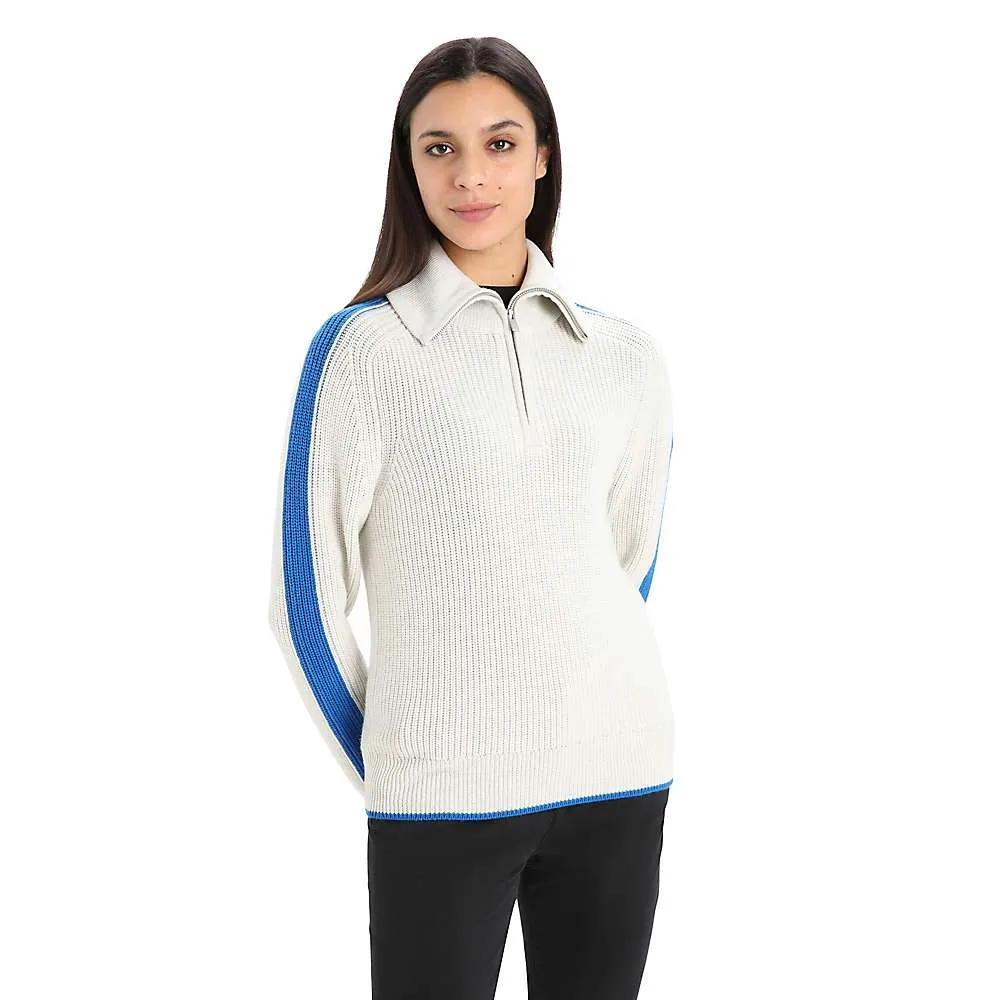 Icebreaker Womens Lodge LS Half Zip Sweater sold by Out&Back Outdoor product image thumbnail 2