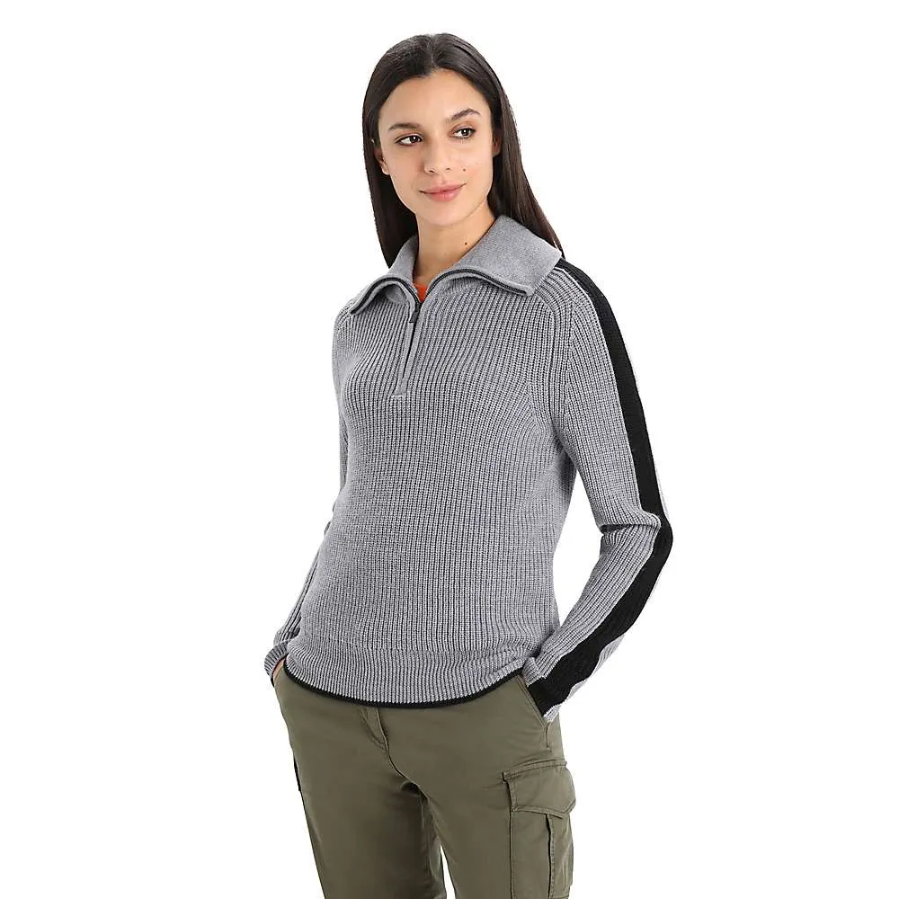 Icebreaker Womens Lodge LS Half Zip Sweater sold by Out&Back Outdoor