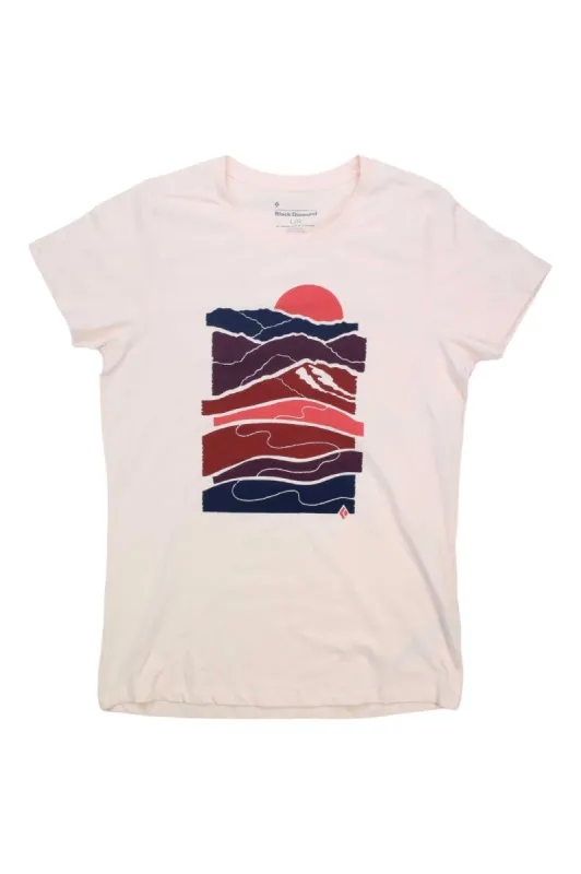 Black Diamond Womens Leveled Landscape Tee made by Black Diamond