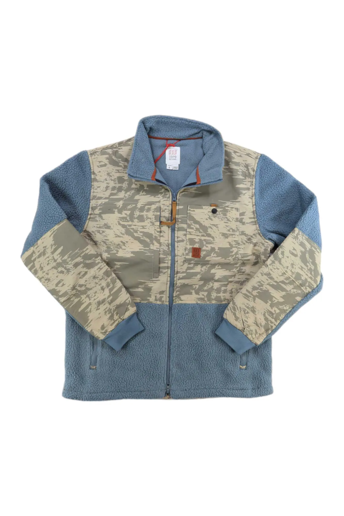 Topo Designs Men's Subalpine Fleece Printed Jacket sold by Out&Back Outdoor