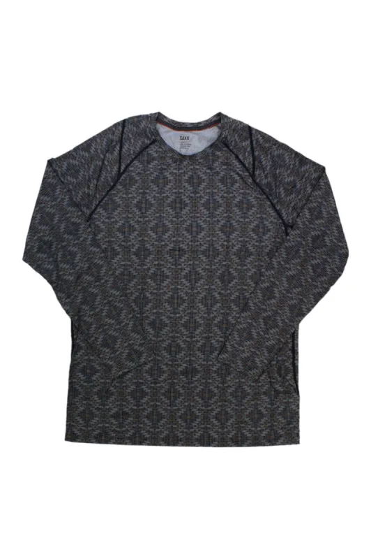 SAXX Mens Quest Quick Dry Mesh Long Sleeve Crew made by SAXX