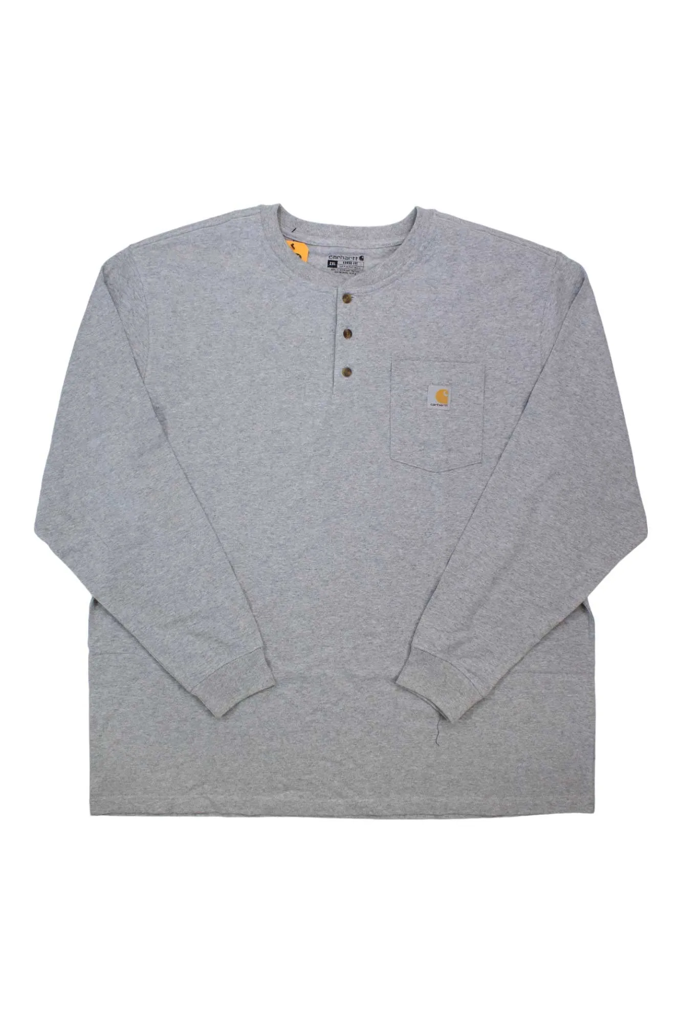 Carhartt Men's Workwear Pocket Long Sleeve Henley Top sold by Out&Back Outdoor product image thumbnail 5