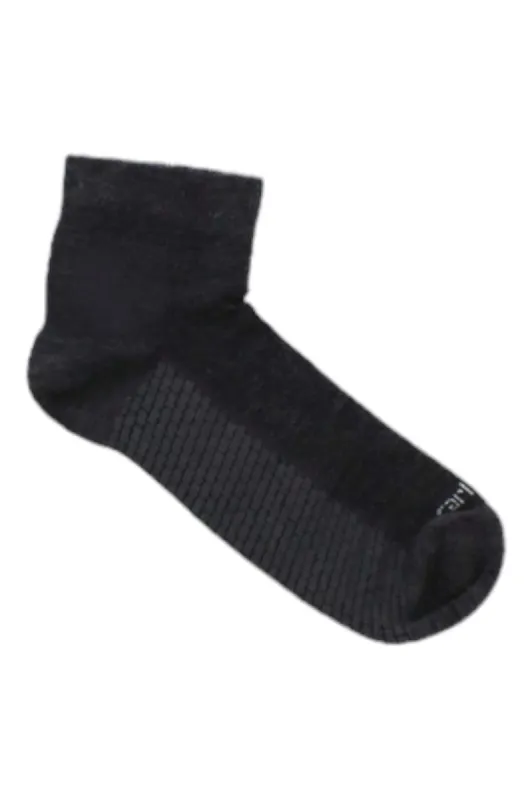 Carhartt Men's Force Grid Midweight Synthetic-Merino Wool Blend Quarter Sock sold by Out&Back Outdoor