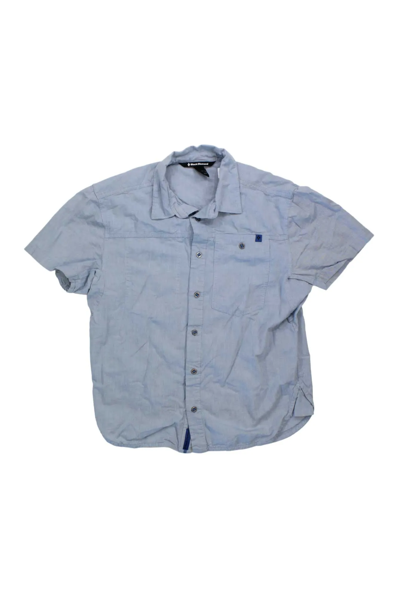 Black Diamond Mens Button Up Short Sleeve Top sold by Out&Back Outdoor