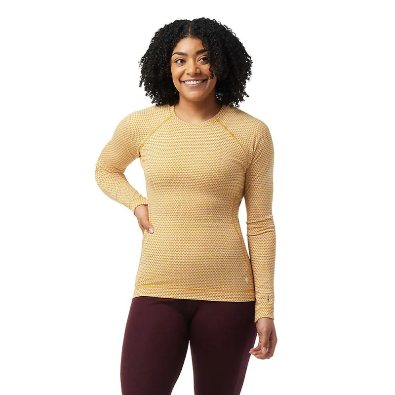 Smartwool Women's Classic Thermal Merino Base Layer Pattern Crew Top sold by Out&Back Outdoor