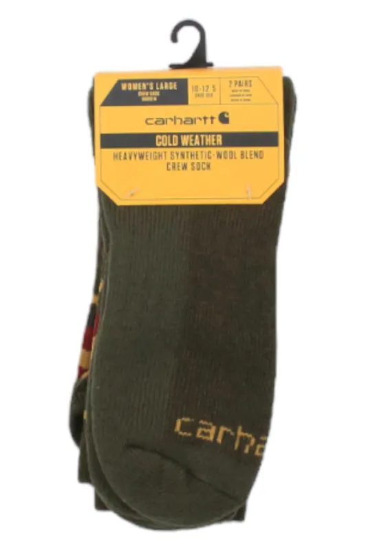 Carhartt Women's Heavyweight Synthetic-Wool Blend Crew Sock - 2 Pack sold by Out&Back Outdoor