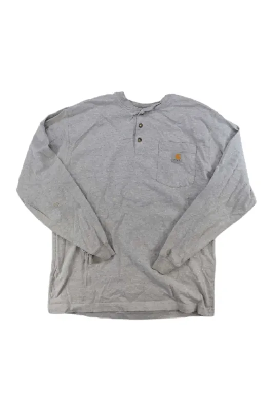 Carhartt Mens Long Sleeve Henley Shirt sold by Out&Back Outdoor