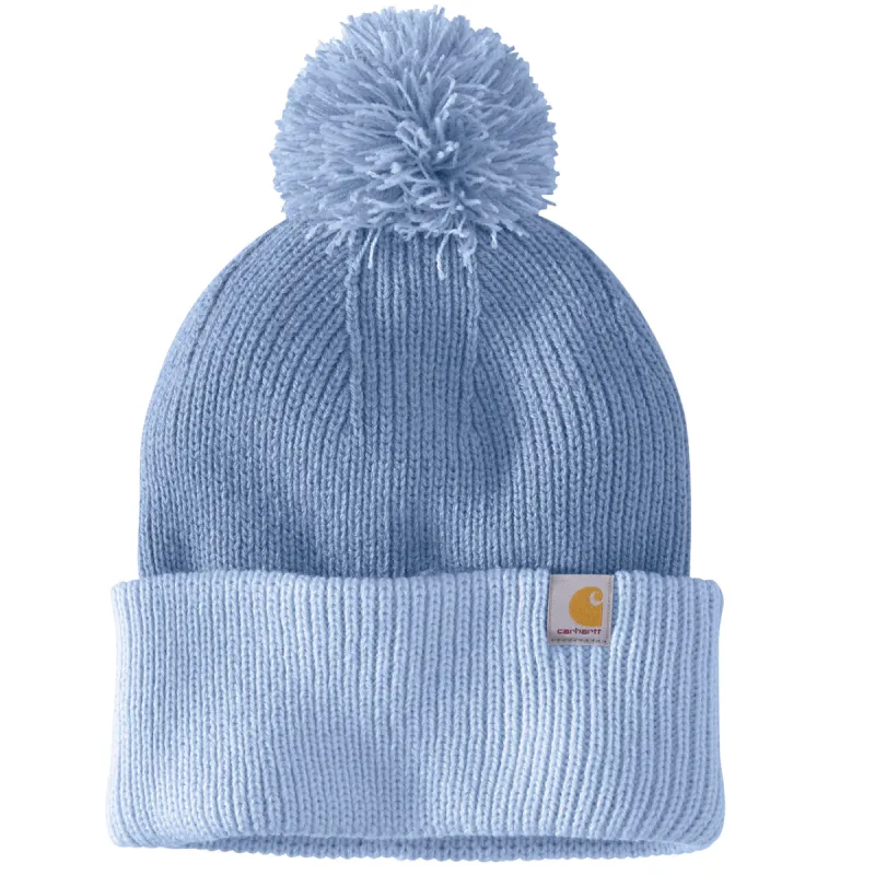 Carhartt Womens Knit Pom Pom Cuffed Beanie sold by Out&Back Outdoor