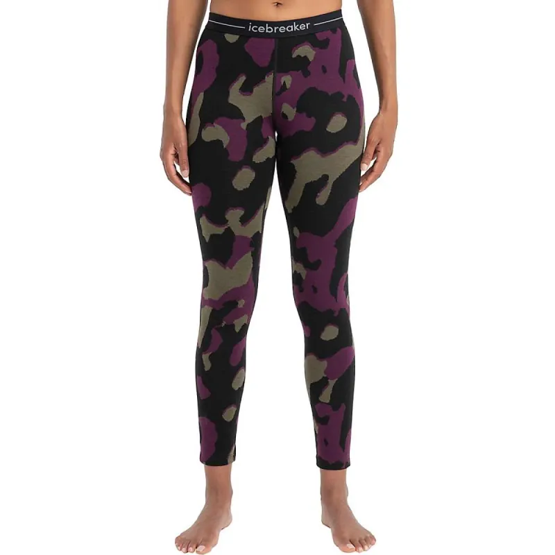 Icebreaker Women's Merino 260 Vertex Natural Camo Legging sold by Out&Back Outdoor