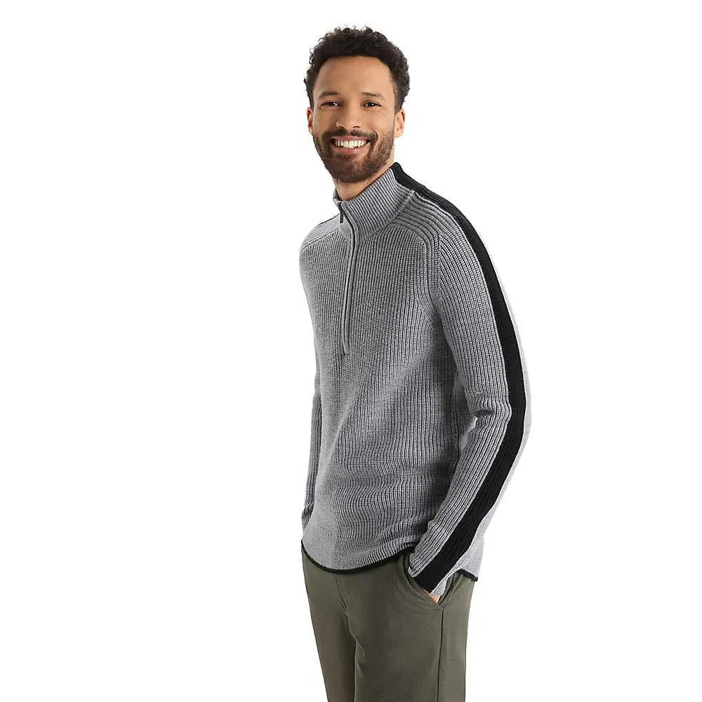 Icebreaker Mens Lodge LS Half Zip Sweater sold by Out&Back Outdoor