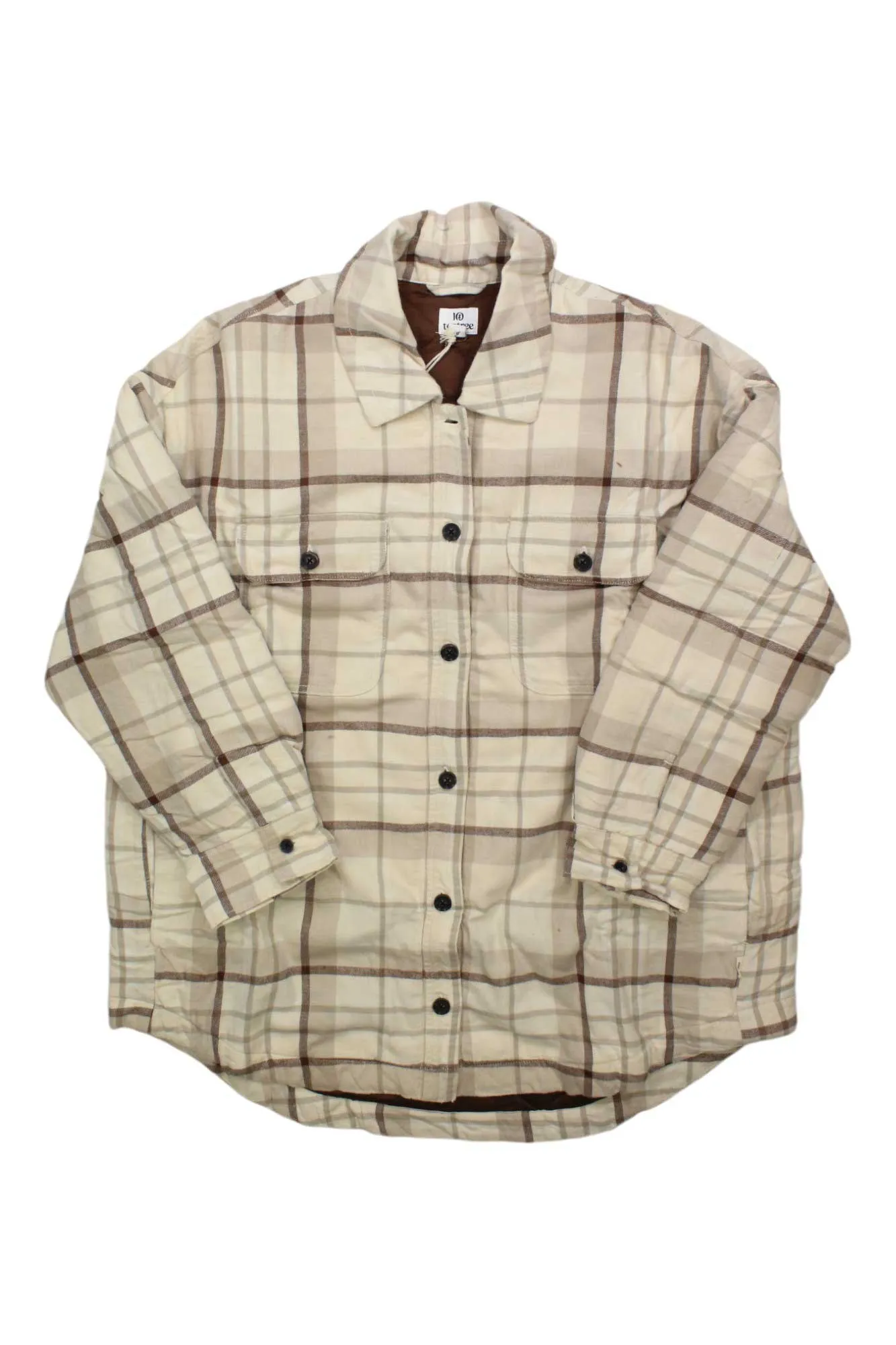 Tentree Women's Kapok Flannel Insulated Shacket sold by Out&Back Outdoor