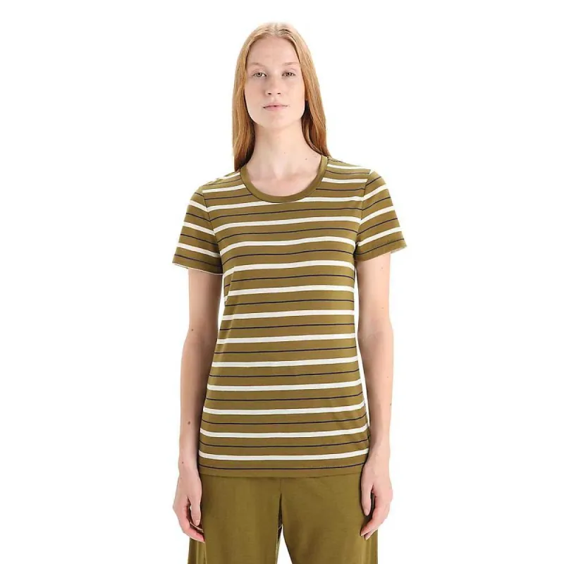 Icebreaker Women's Wave SS Stripe Tee sold by Out&Back Outdoor