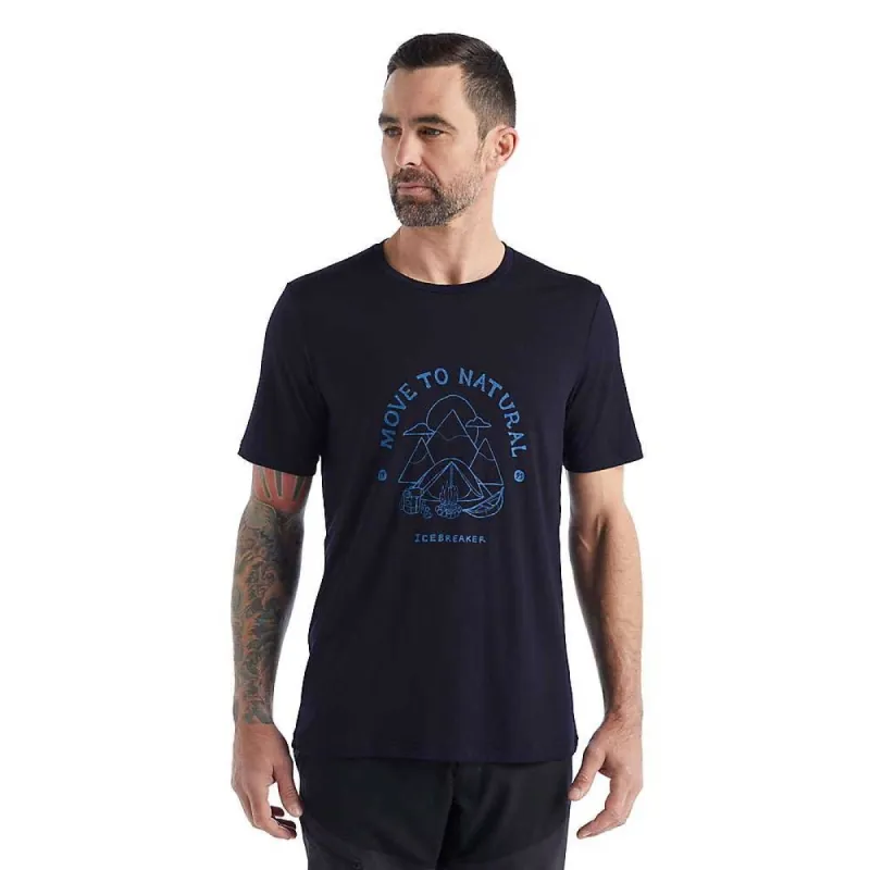 Icebreaker Men's Tech Lite II SS Tee - Canopy Camper sold by Out&Back Outdoor