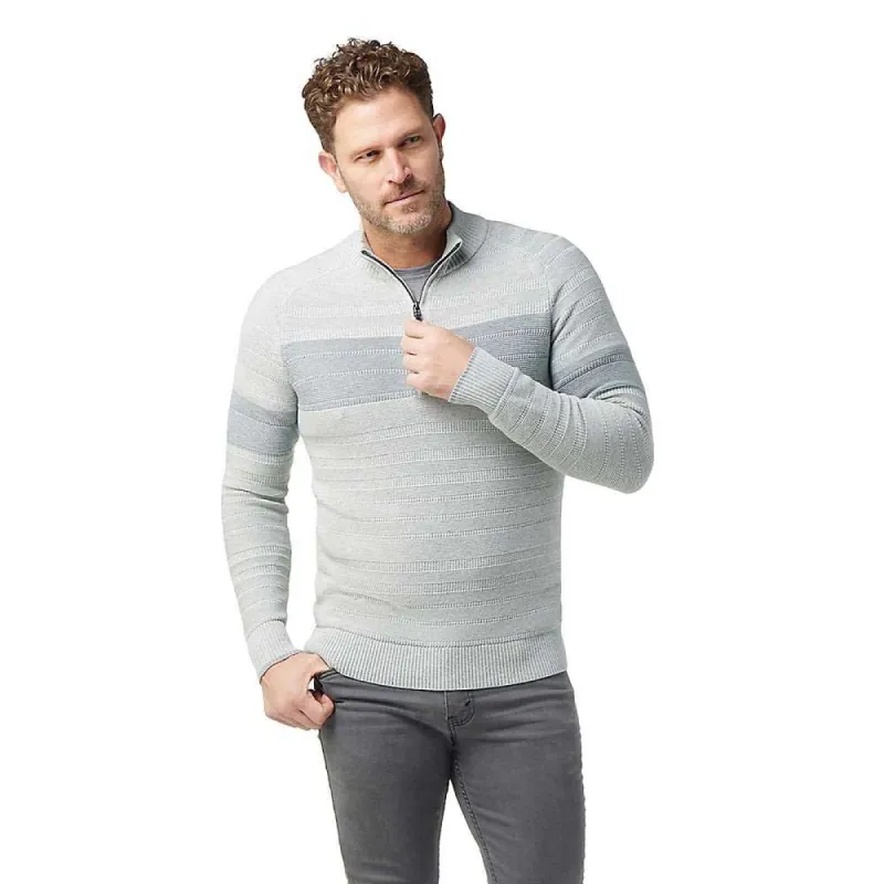 Smartwool Men's Ripple Ridge Stripe Half Zip Sweater sold by Out&Back Outdoor