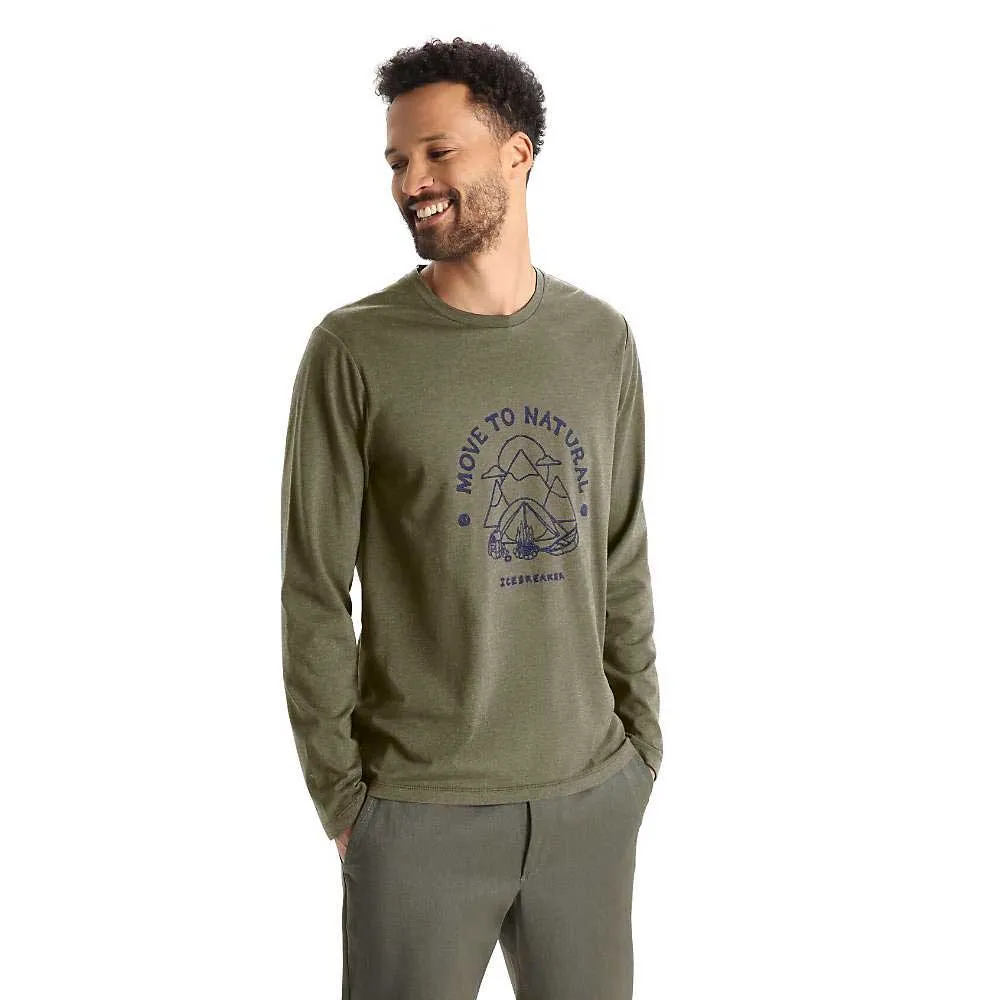 Icebreaker Mens Central Classic LS Tee - Canopy Camper sold by Out&Back Outdoor product image thumbnail 2