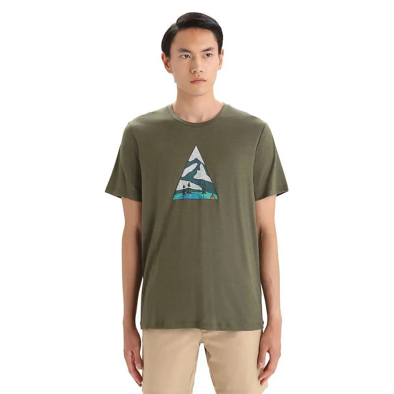 Icebreaker Men's Tech Lite II SS Tee - Camping Grounds sold by Out&Back Outdoor