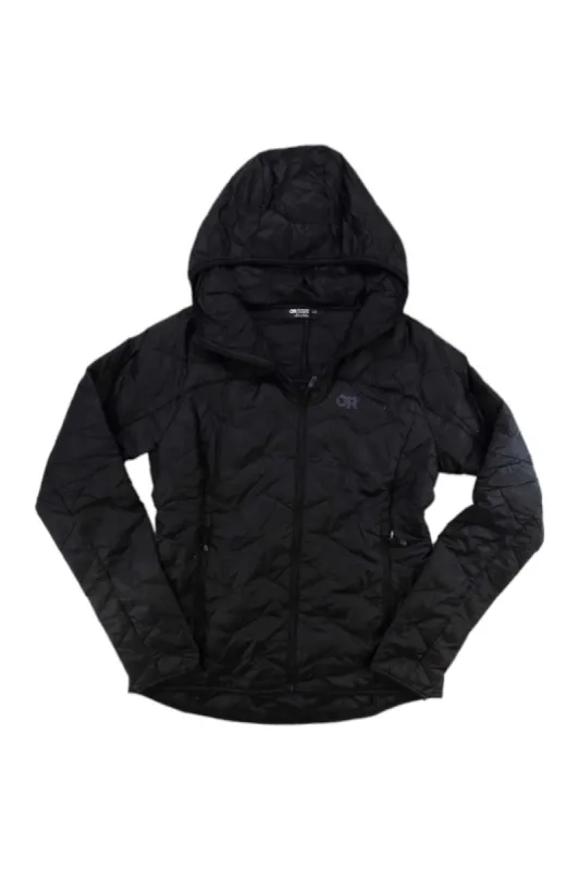 Outdoor Research Womens Helium Down Hooded Jacket sold by Out&Back Outdoor