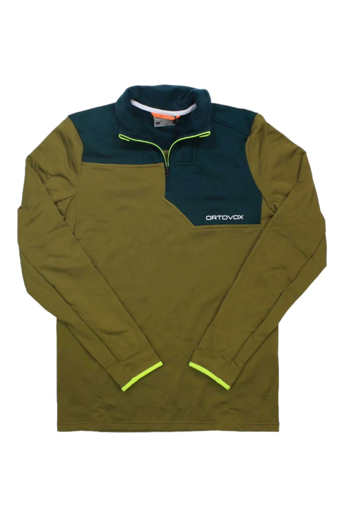 Ortovox Mens Fleece Light Zip Neck Pullover sold by Out&Back Outdoor product image thumbnail 4