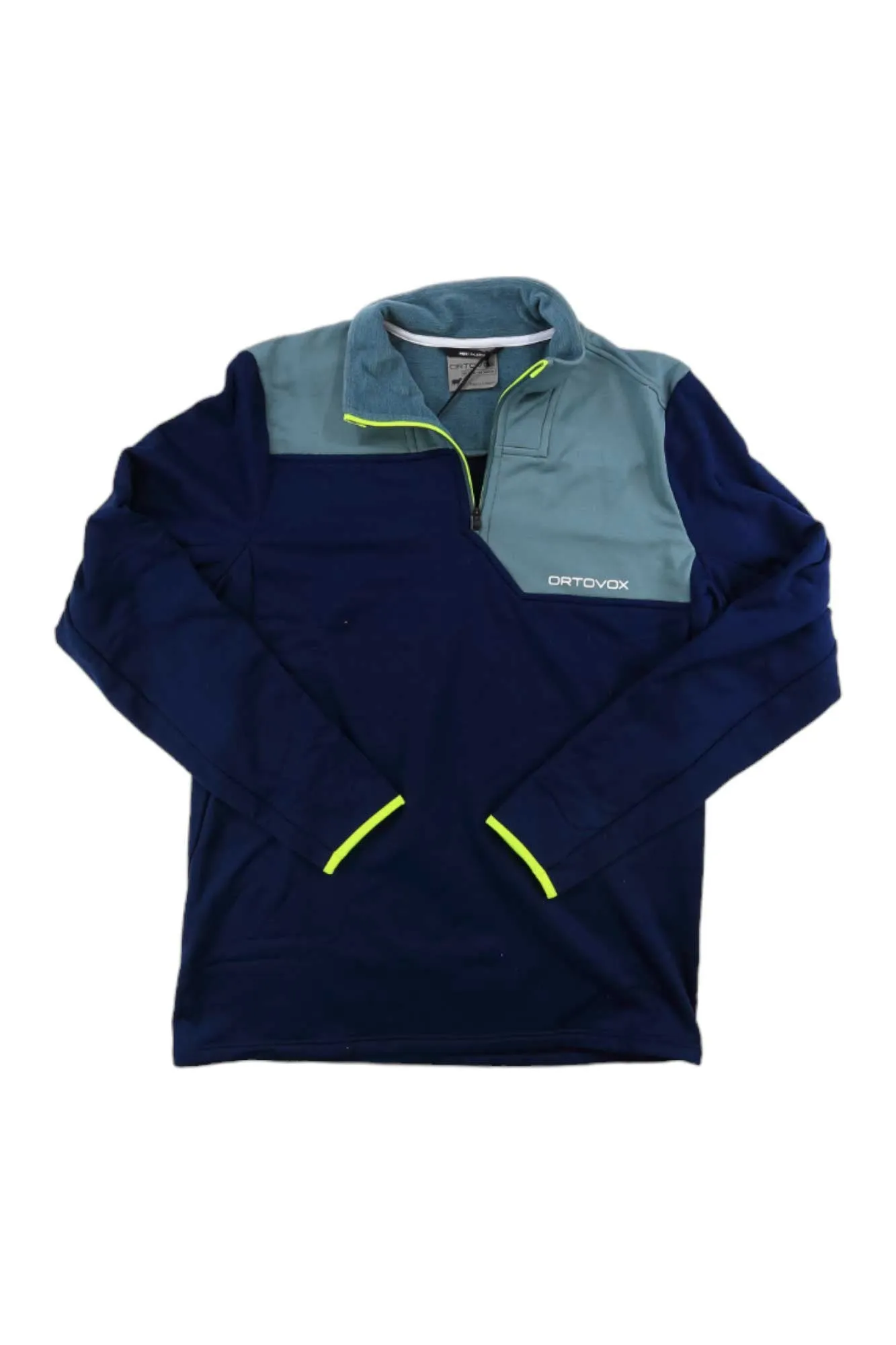 Ortovox Mens Fleece Light Zip Neck Pullover sold by Out&Back Outdoor product image thumbnail 3