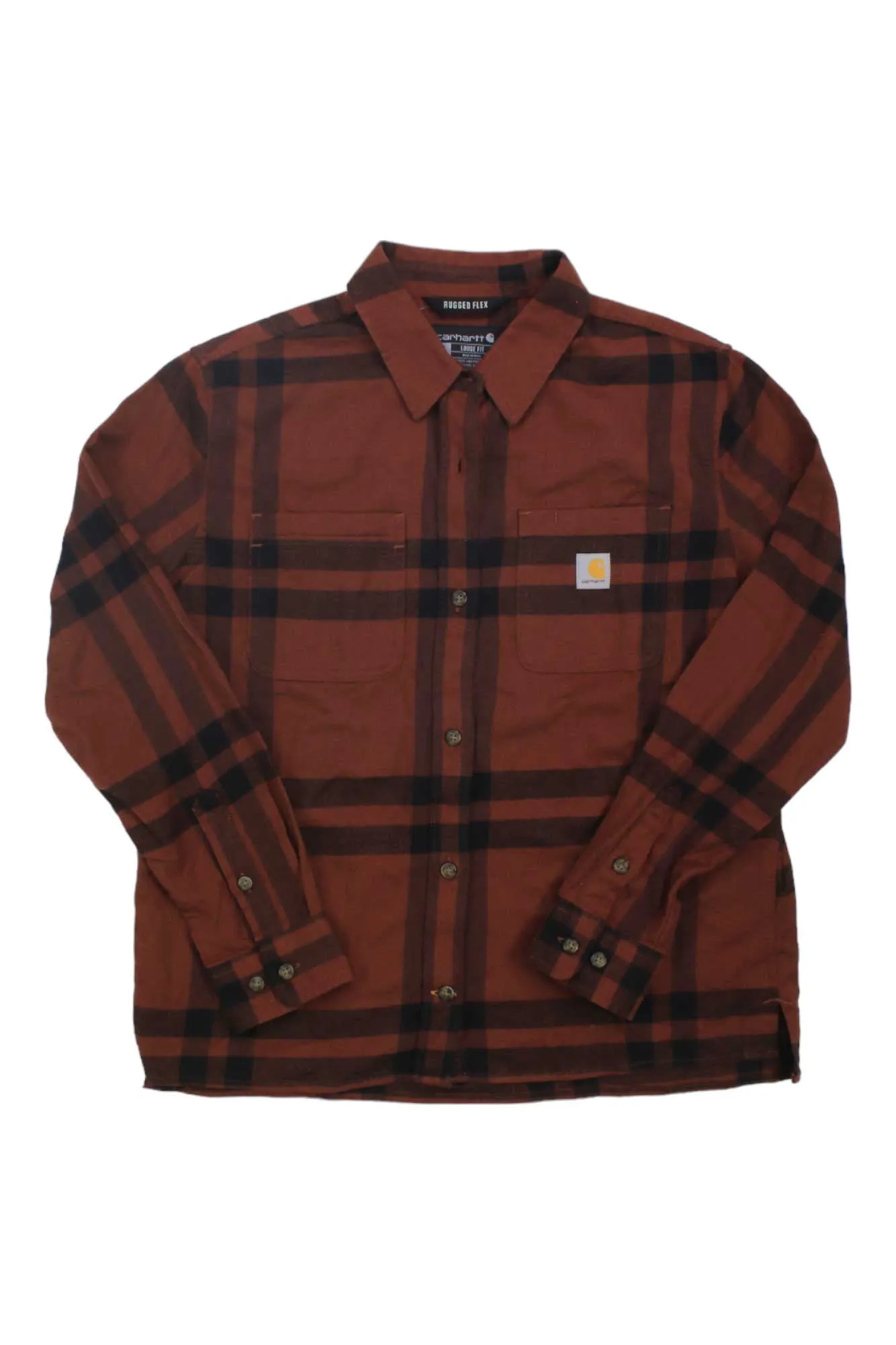 Carhartt Womens Rugged Flex Loose Fit Midweight Flannel LS Plaid Shirt sold by Out&Back Outdoor product image thumbnail 4