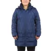 Moosejaw Women's Hooded Mid-Length Down Jacket sold by Out&Back Outdoor