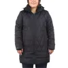 Moosejaw Women's Hooded Mid-Length Down Jacket sold by Out&Back Outdoor