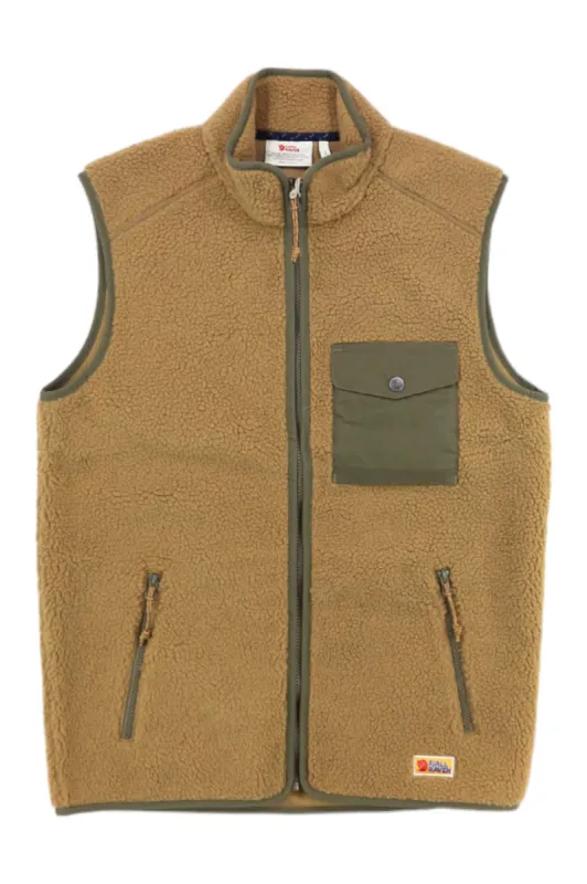 Fjallraven Mens Vardag Pile Fleece Vest sold by Out&Back Outdoor