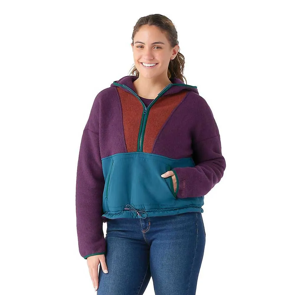 Smartwool Womens Hudson Trail Fleece Cropped Hoodie sold by Out&Back Outdoor product image thumbnail 3