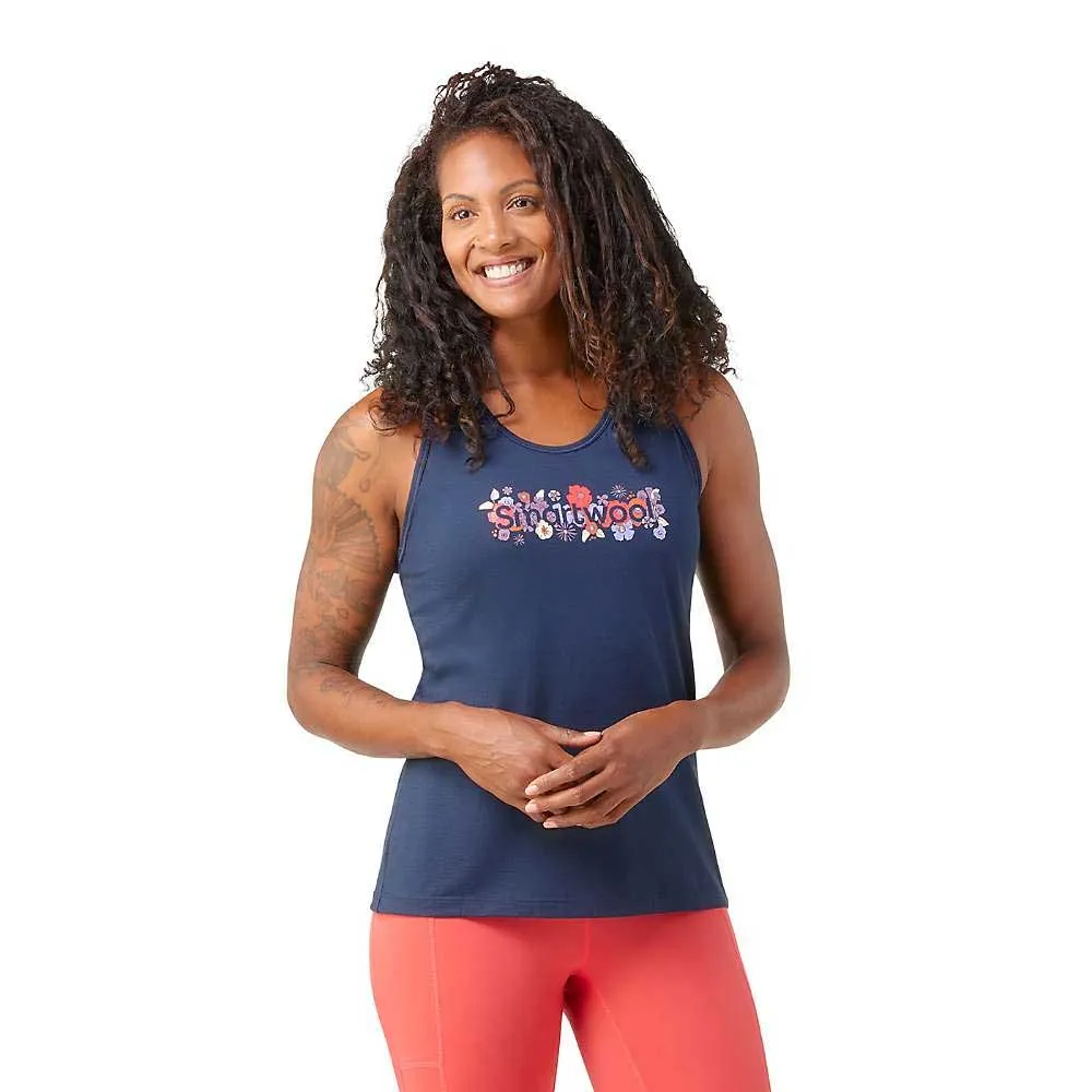 Smartwool Womens Floral Meadow Graphic Tank sold by Out&Back Outdoor product image thumbnail 4