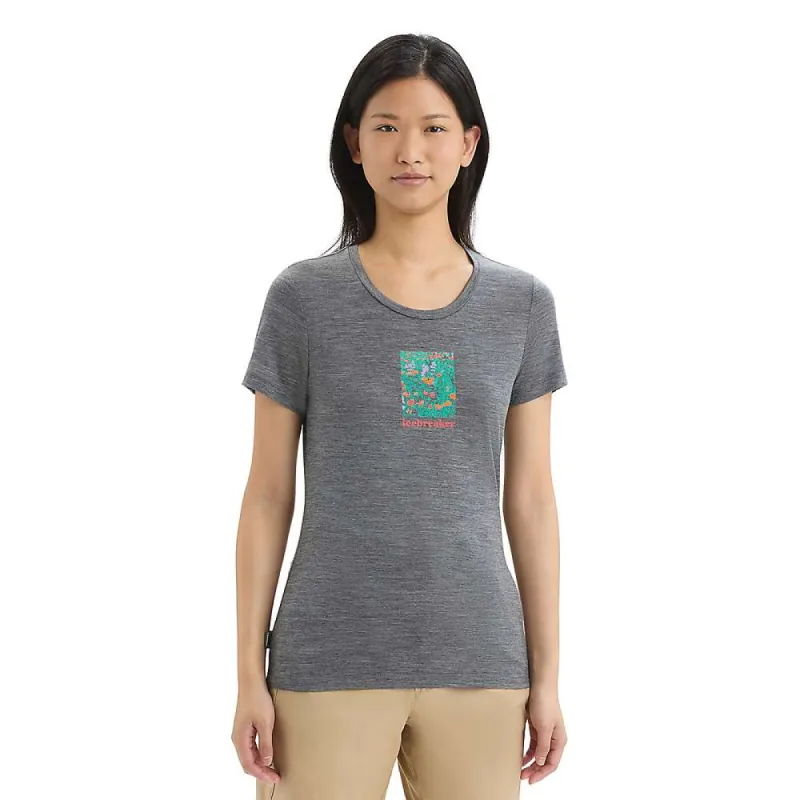Icebreaker Womens Tech Lite II SS Tee - Wildflower Bloom sold by Out&Back Outdoor