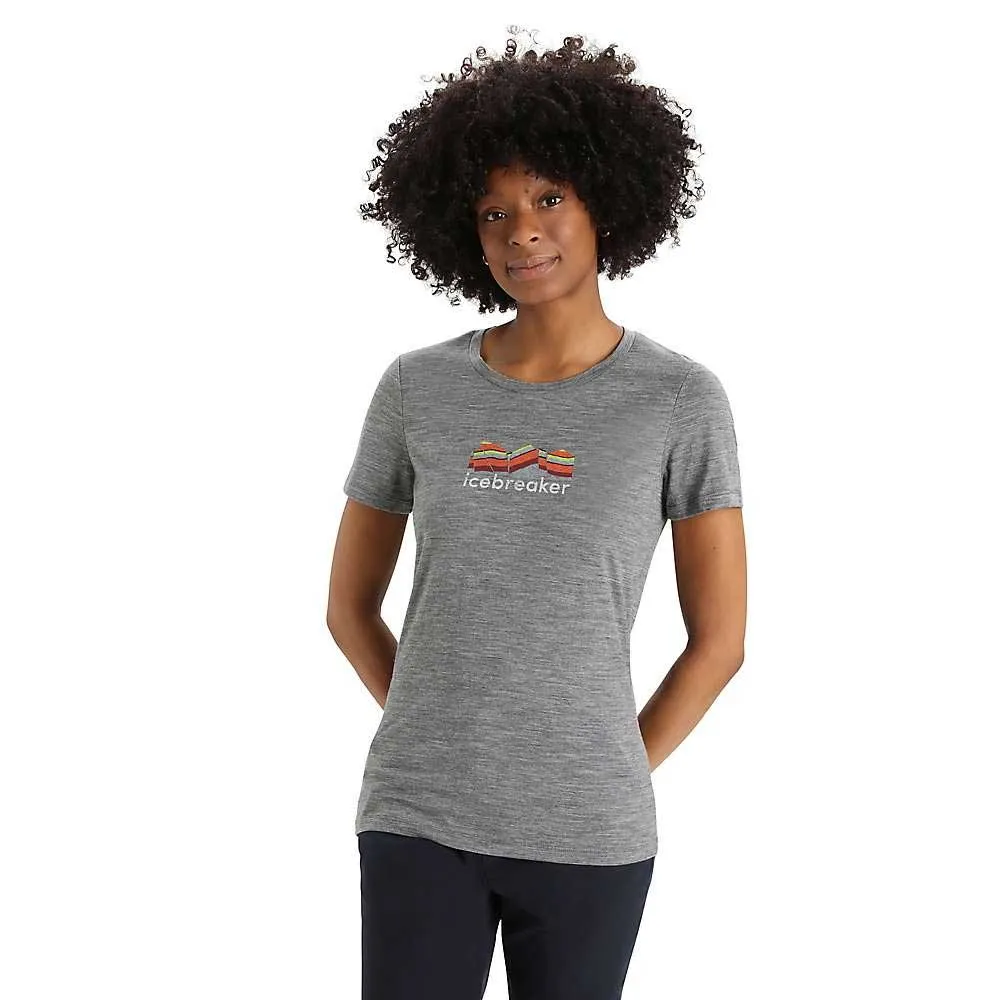 Icebreaker Womens Tech Lite II SS Tee - Mountain Geology sold by Out&Back Outdoor product image thumbnail 3