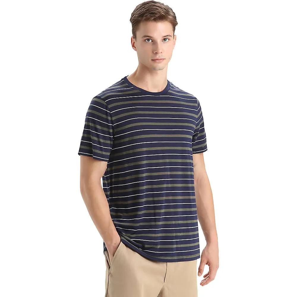 Icebreaker Mens Wave SS Stripe Tee sold by Out&Back Outdoor