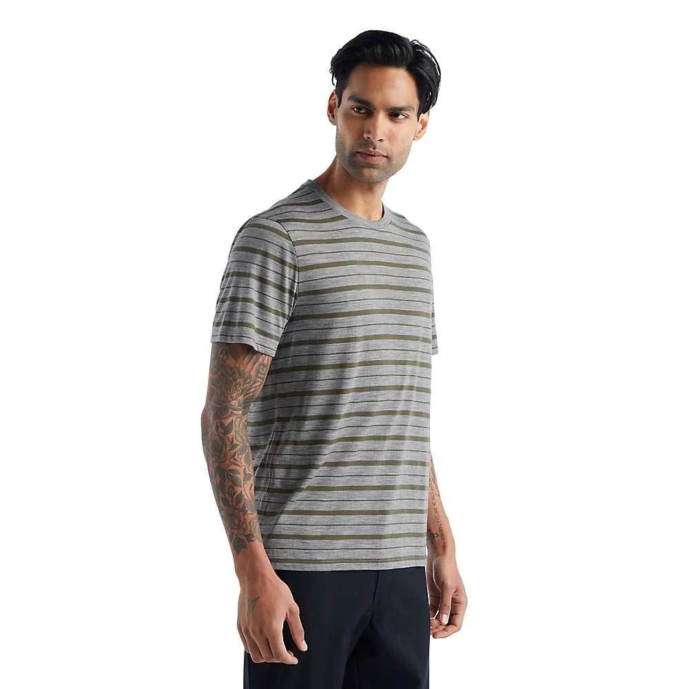 Icebreaker Mens Wave SS Stripe Tee sold by Out&Back Outdoor product image thumbnail 3